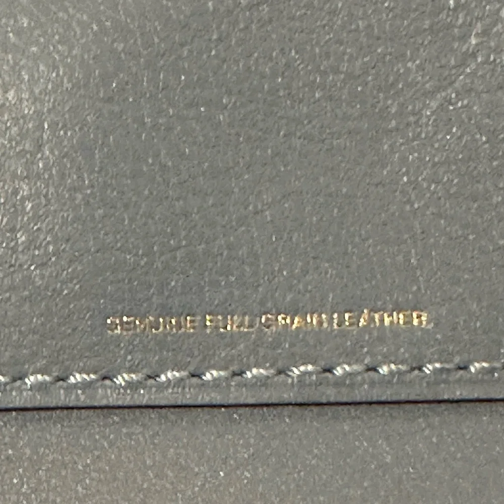 NWOT Coach Dusty Blue Leather Tote - Picture 4 of 12